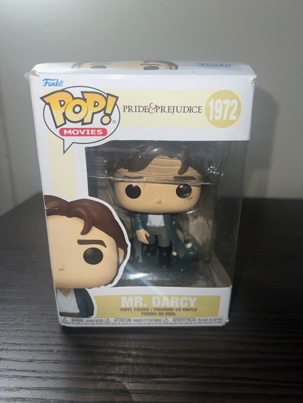 DAMAGED BOX Mr. Fitzwilliam Darcy Pride & Prejudice Funko Pop #1972 Jane Austen